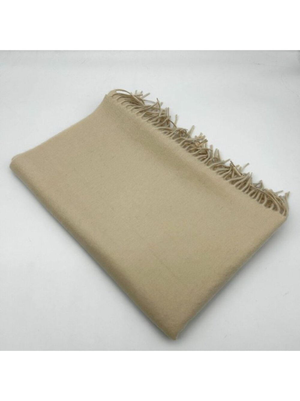 Gucci Beige Cashmere Large Shawl Scarf - Picture 3 of 8